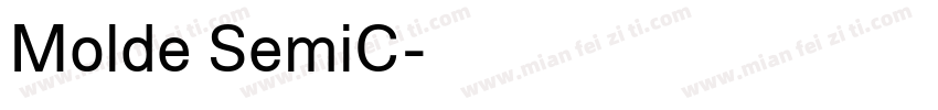 Molde SemiC字体转换